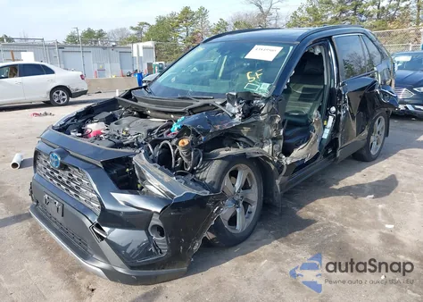 2021 Toyota Rav4 Hybrid Limited из США, поврежденный, VIN JTMD6RFV1MD514896